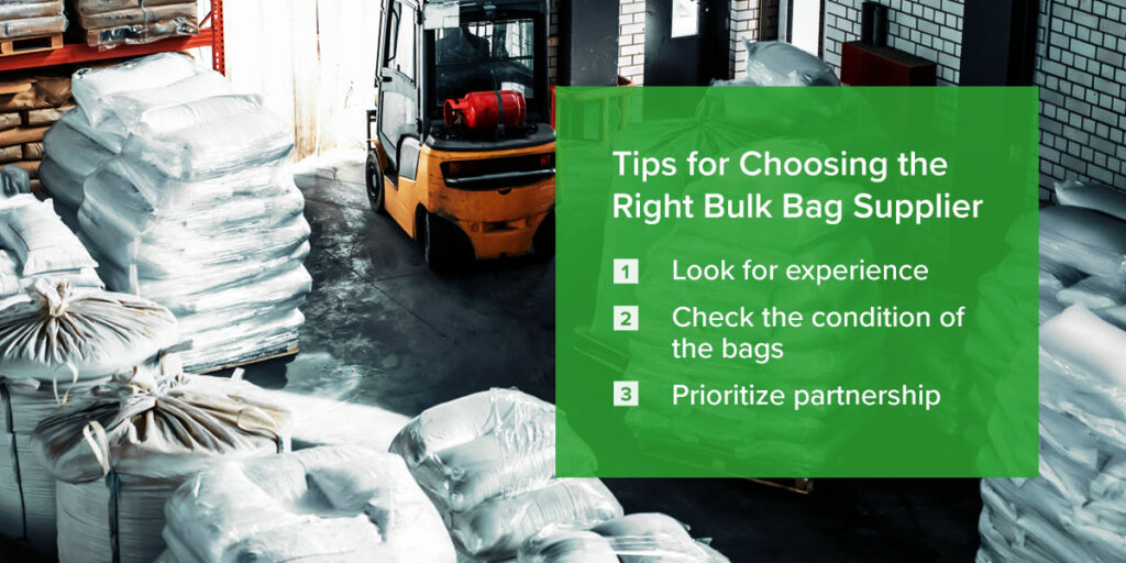 Tips for choosing the right bulk bag supplier