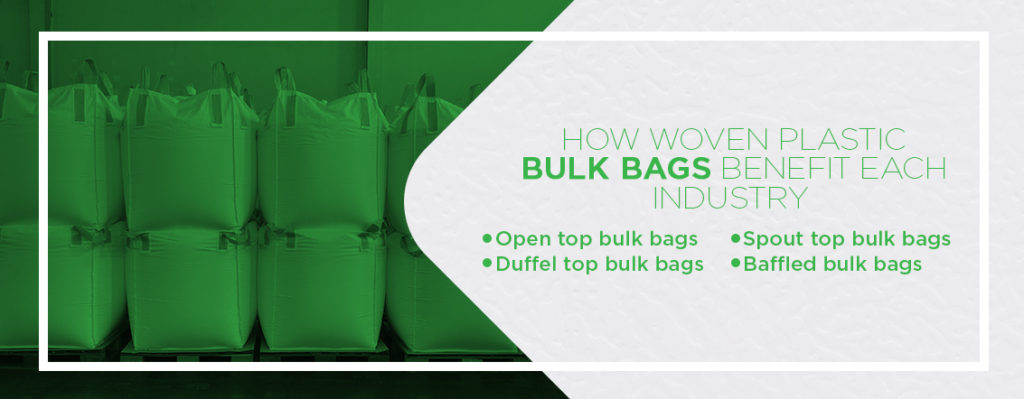 How Woven Plastic Bulk Bags Benefit Different Industries