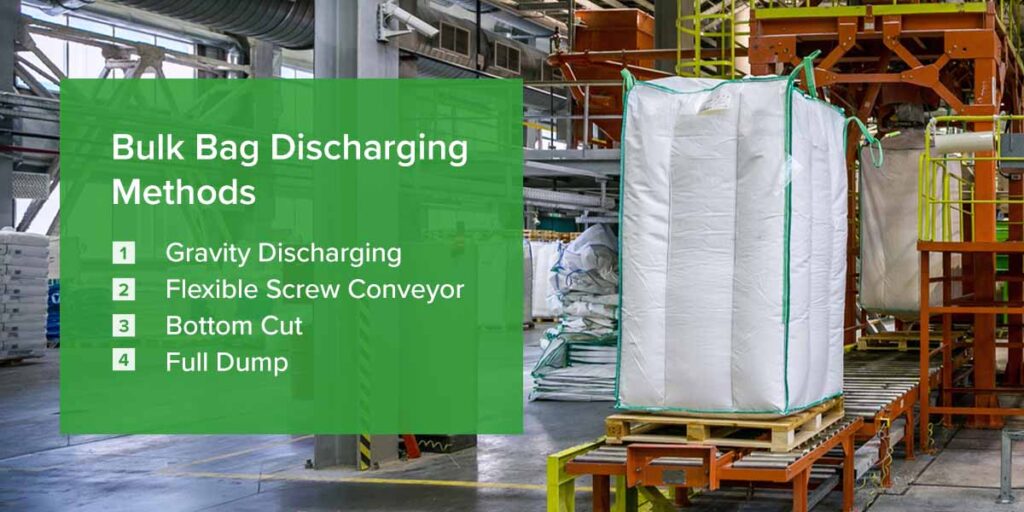 bulk bag discharging methods